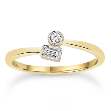 Diamond Rings - Yellow Gold Diamond Rings