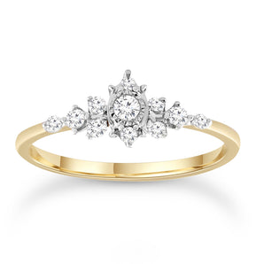 Diamond Rings - Yellow Gold Diamond Rings