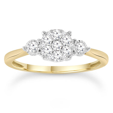 Diamond Rings - Yellow Gold Diamond Rings