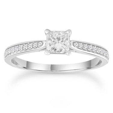 Diamond Rings - White Gold Diamond Rings