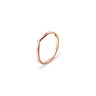 Ice Jewellery Sterling Silver Fine Peak Ring With Rose Gold Plating - R1304KRG | Ice Jewellery Australia