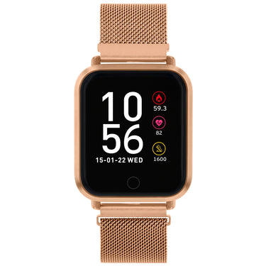 Reflex Active Series 6 Rose Gold Mesh Smart Watch - RA06-4064 | Ice Jewellery Australia
