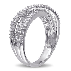 Ice Jewellery 1/4 Carat Diamond Ring in Silver - 7500694579 | Ice Jewellery Australia