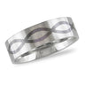 Ice Jewellery Ring with Black Enamel in Stainless Steel - 7500081567 | Ice Jewellery Australia