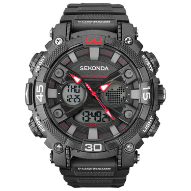 Sekonda Analogue Digital Grey/Red Men's Watch - SK1036 | Ice Jewellery Australia