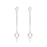 Ichu Bar Ball Drop Earrings - ME7207 | Ice Jewellery Australia