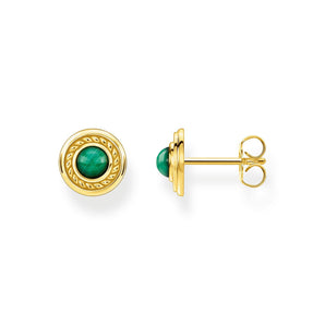 THOMAS SABO Ear Studs Green Stone - H2121-967-7 | Ice Jewellery Australia