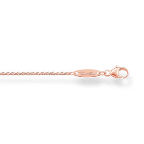THOMAS SABO Fine Rope Chain Rose Gold Plated  - KE1348-415-12 | Ice Jewellery Australia
