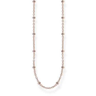 THOMAS SABO Rose Gold Plated Fine Ball Chain - KE1890-415-40 | Ice Jewellery Australia