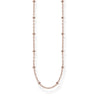 THOMAS SABO Rose Gold Plated Fine Ball Chain - KE1890-415-40 | Ice Jewellery Australia