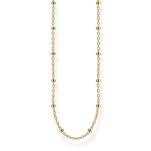 THOMAS SABO Yellow Gold Plated Fine Ball Chain - KE1890-413-39 | Ice Jewellery Australia