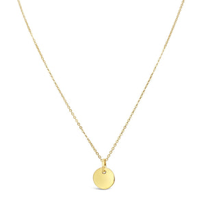 Ichu Golden Pendant Necklace - TP3505 | Ice Jewellery Australia