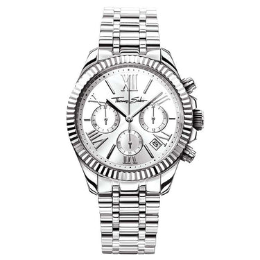 THOMAS SABO Glam Silver Dial Chronograph Watch - WA0253-201-201-38 mm | Ice Jewellery Australia