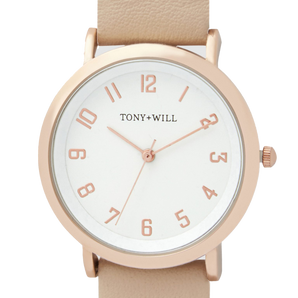 Tony + Will Astral White/Stone Watch - TWT008FL-G/WHT/STONE | Ice Jewellery Australia