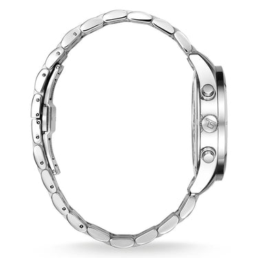 THOMAS SABO Rebel Steel Chronograph Black Dial Watch - WA0015-201-203-43 mm | Ice Jewellery Australia