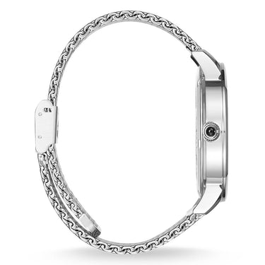 THOMAS SABO Classic Steel Mesh Black Dial Watch - WA0152-201-203-42 mm | Ice Jewellery Australia