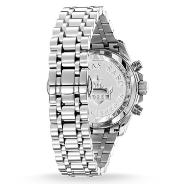 THOMAS SABO Glam Silver Dial Chronograph Watch - WA0253-201-201-38 mm | Ice Jewellery Australia