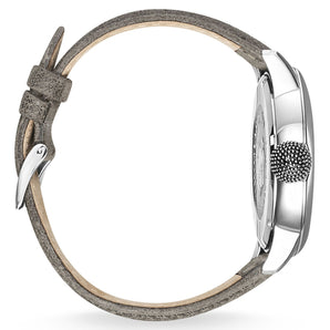 THOMAS SABO Karma Grey Leather Watch - WA0294-273-210-46 mm | Ice Jewellery Australia
