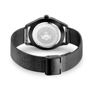THOMAS SABO All Black Mesh Watch - WA0362-202-203-36 mm | Ice Jewellery Australia
