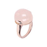Bronzallure Alba Rose Quartz Chalcedony Ring - WSBZ00364.RQ | Ice Jewellery Australia