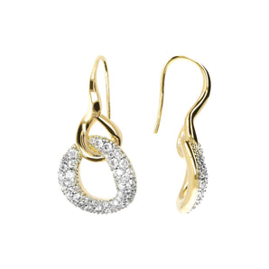 Bronzallure Moments of Light Golden Earrings - WSBZ01208Y.Y | Ice Jewellery Australia