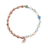 Bronzallure Rose & Multicolor Beryl Bracelet 16.5cm - WSBZ01431.MULTIB | Ice Jewellery Australia