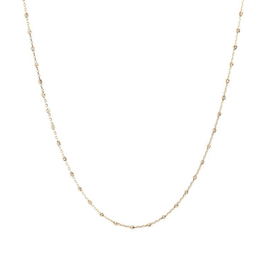 Ice Jewellery 9K Yellow Gold Beaded Chain 48cm - WSGD90300.YG | Ice Jewellery Australia