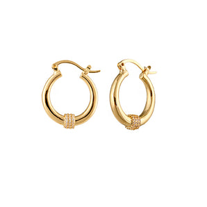 Kennedy Yellow Gold Earrings