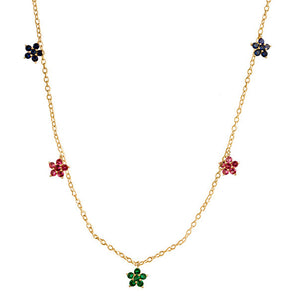 ZAHAR Cindy Yellow Gold Necklace - ZN0056 | Ice Jewellery Australia