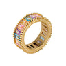 ZAHAR Phoebe Yellow Gold Ring - ZR0025 | Ice Jewellery Australia