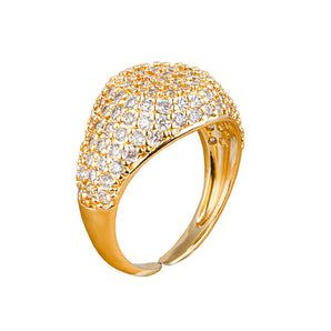 ZAHAR Nova Adjustable Ring Yellow Gold - ZR0034 | Ice Jewellery Australia