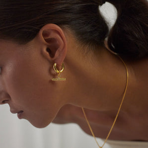 Zahar Yellow Gold Earrings