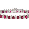 Ruby Tennis Bracelets - Diamond Tennis Bracelets