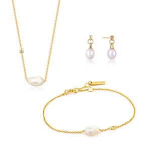 Pearl & Gold Ania Haie Jewellery Set