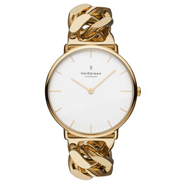Nordgreen Native 32mm Gold Chain Link Watch