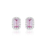 Georgini Paris Pink Sapphire Studs - IE848P | Ice Jewellery Australia