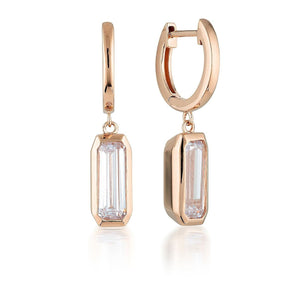 Georgini Emilio Rose Gold Drop Earrings - IE851RG | Ice Jewellery Australia