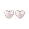 Bronzallure Heart Stud Earrings