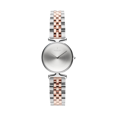 Nordgreen Unika 28mm Silver Brushed Metal Dial Watch