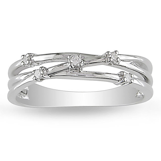 Ice Jewellery Diamond Ring in Silver - 7500697136 | Ice Jewellery Australia