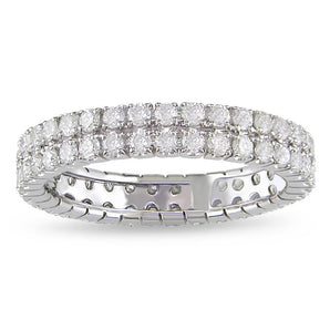 Ice Jewellery 1 Carat Diamond Eternity Ring in 14K White Gold - 7500697075 | Ice Jewellery Australia