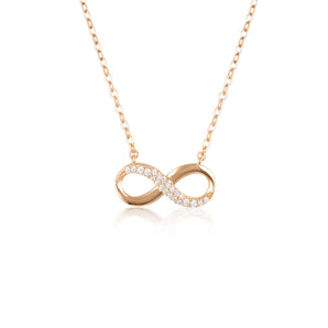 Georgini Forever Infinity Pendant - Rose Gold - IP747RG | Ice Jewellery Australia