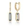 Georgini Emilio Blue Topaz Drop Earrings - IE851BT | Ice Jewellery Australia