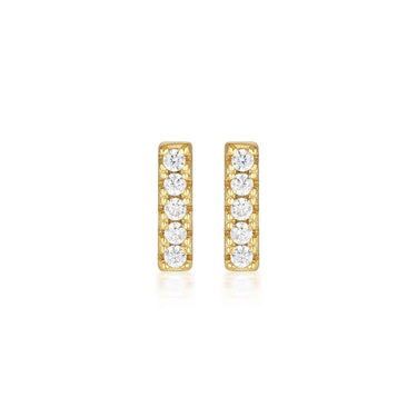 Georgini Gold Alina Stud E/R - IE931G | Ice Jewellery Australia