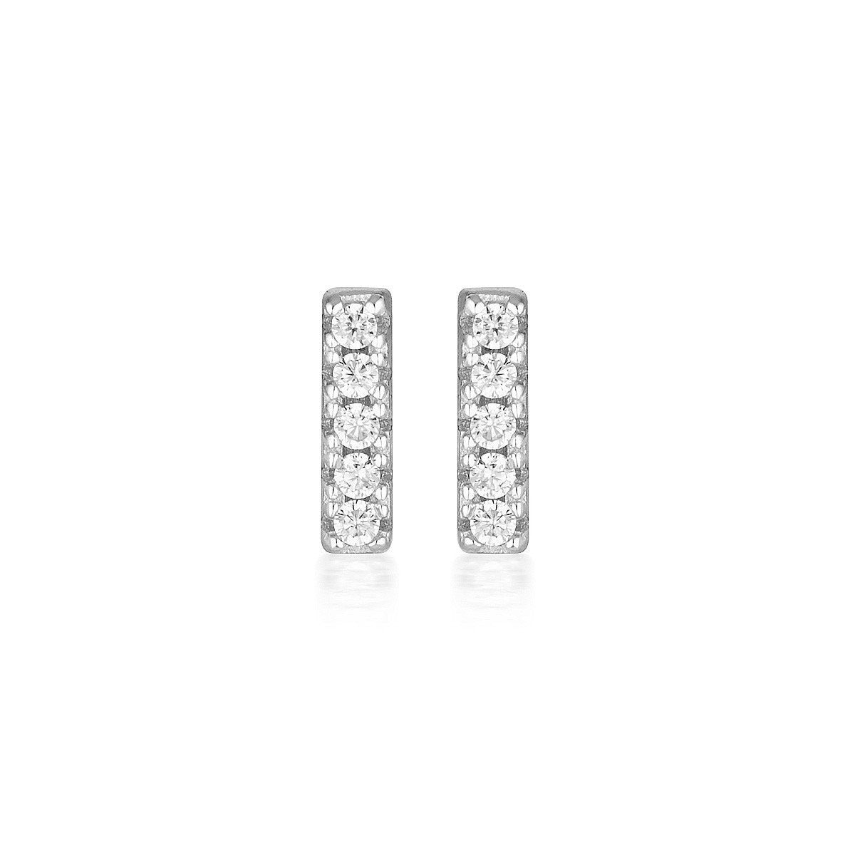 Georgini Silver Alina Stud Earring - IE931W | Ice Jewellery Australia
