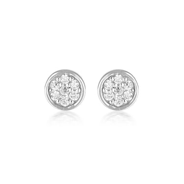 Georgini Silver Dotti Stud Earrings - IE926W | Ice Jewellery Australia