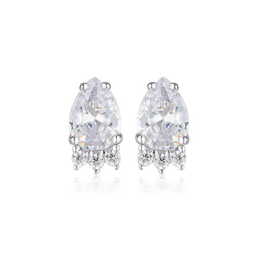 Georgini Silver Willow Stud Earring - IE927W | Ice Jewellery Australia