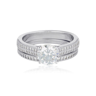 Georgini Princess 2 Ring Set -  IR456W | Ice Jewellery Australia