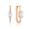 Georgini Emilio Rose Gold Hoop Earrings - IE843RG | Ice Jewellery Australia
