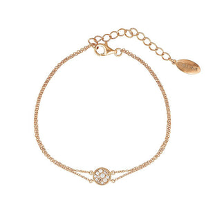 Georgini Mini Mosaic Rose Gold Bracelet - IB176RG | Ice Jewellery Australia